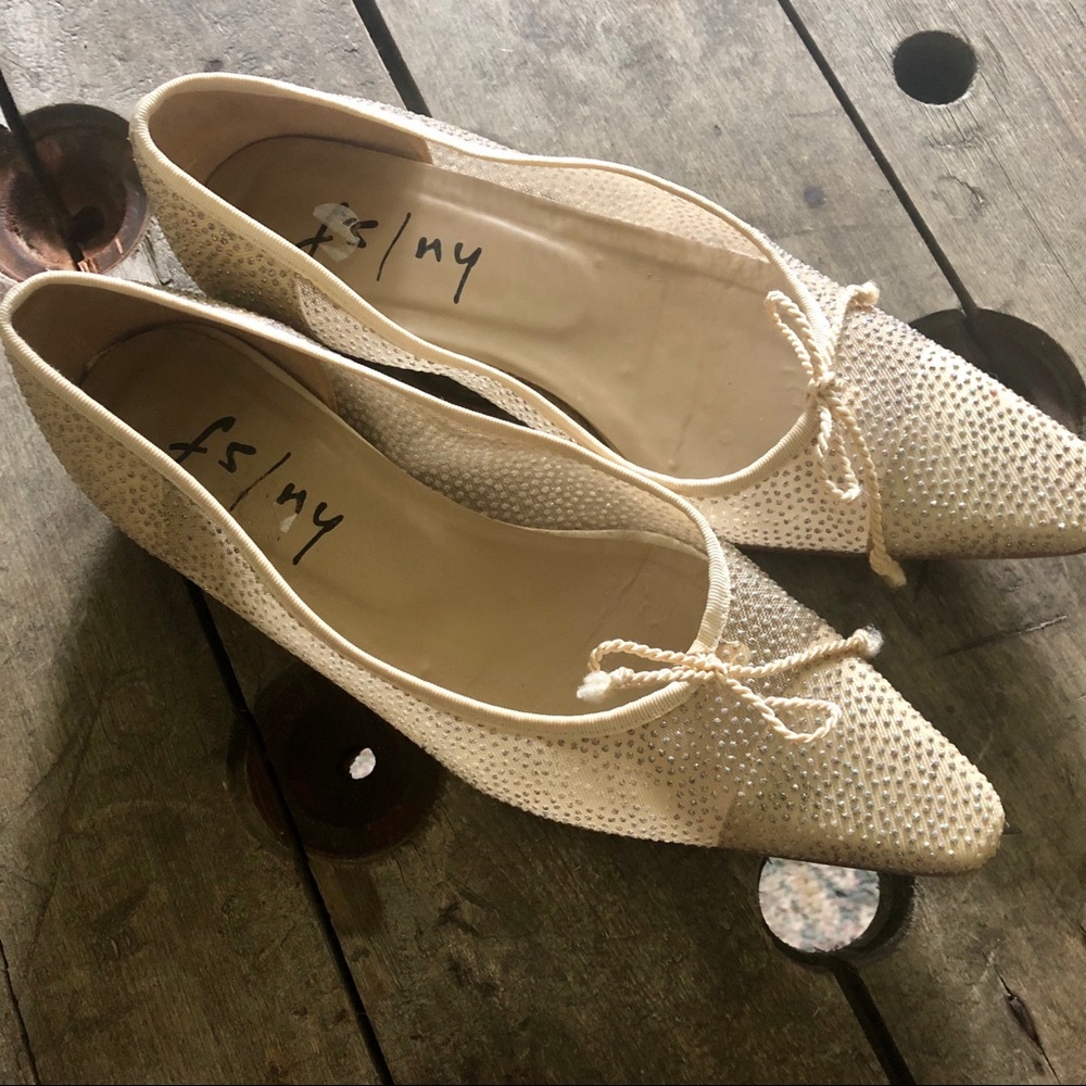 Vintage flats leather sole